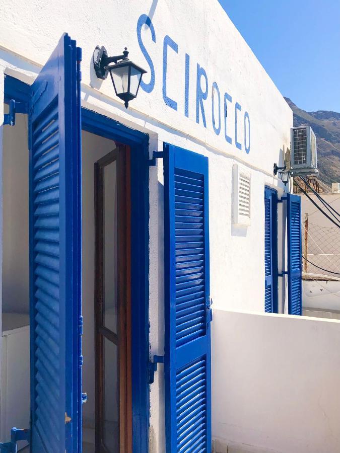 Scirocco Rooms Loutro Bagian luar foto